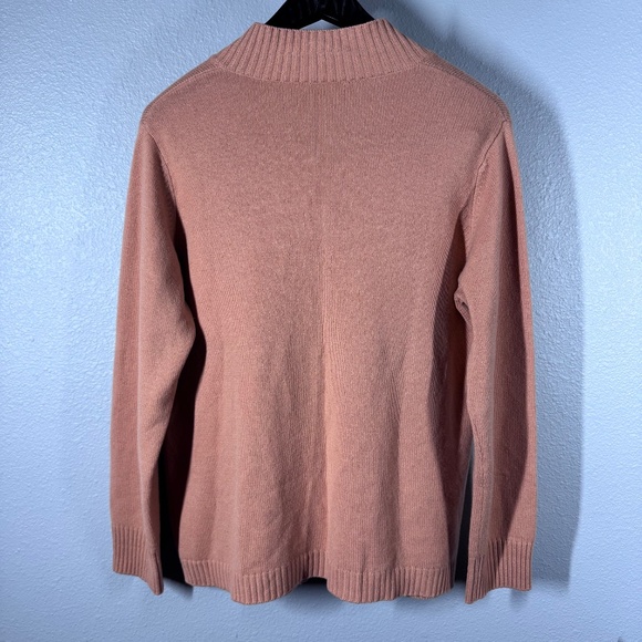 EUC Luxuriously Soft Orvis 100% Cashmere Button-Up Cardigan w/Front Pockets - Picture 4 of 8